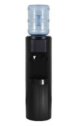 Glacier Cold & Room Temperature (twin tap) freestanding water cooler dispenser - Black